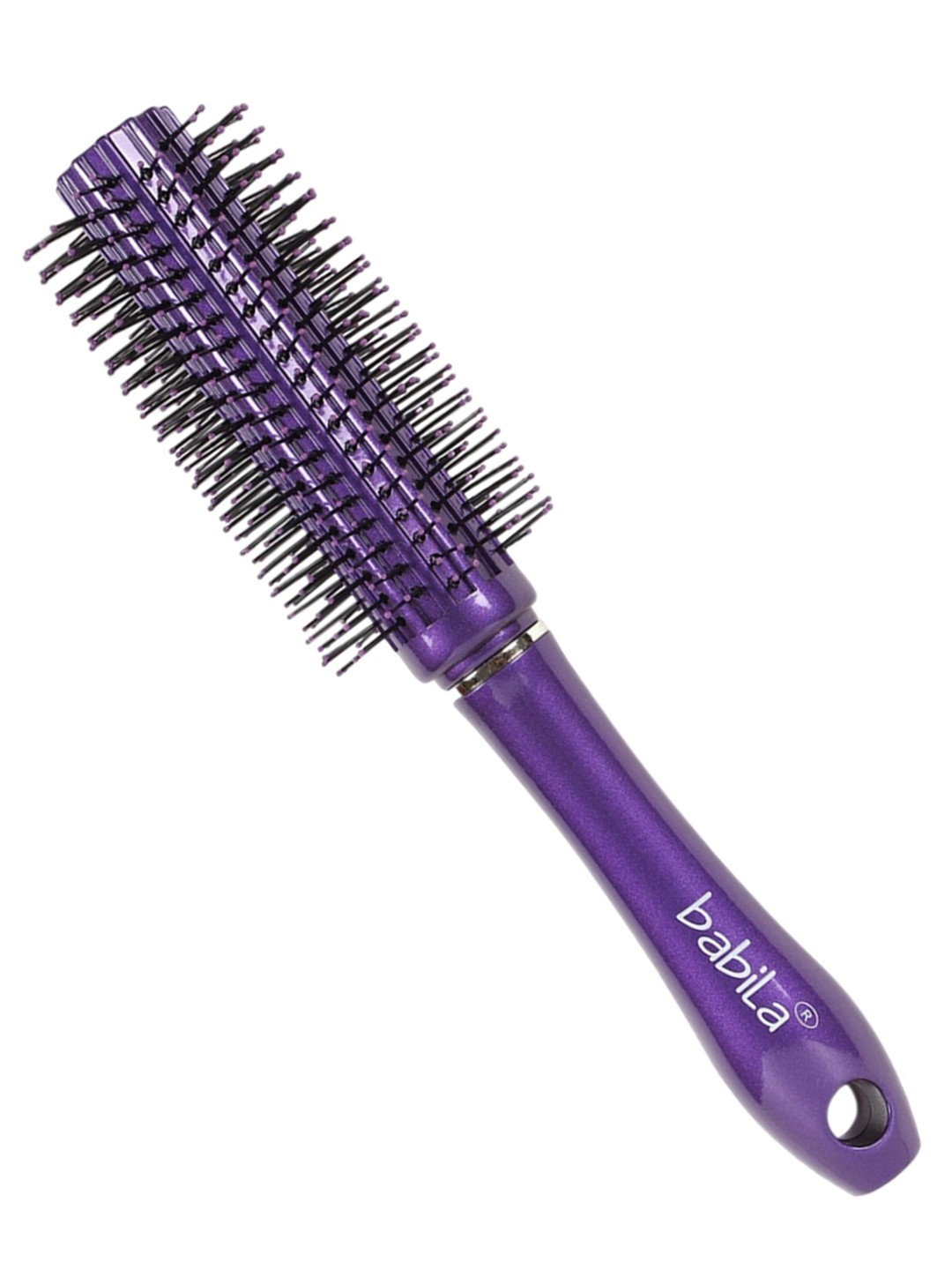 Babila Women Purple Round Hair Brush