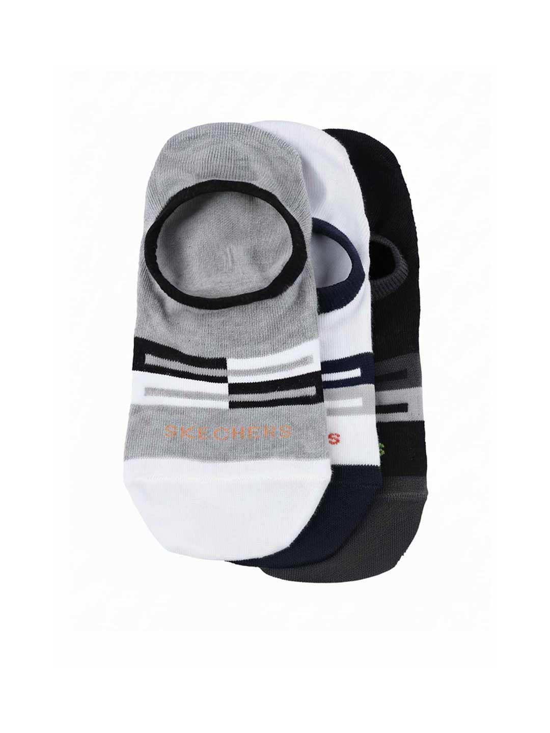 Skechers Men Pack Of 3 STRIPPED NON TERRY L