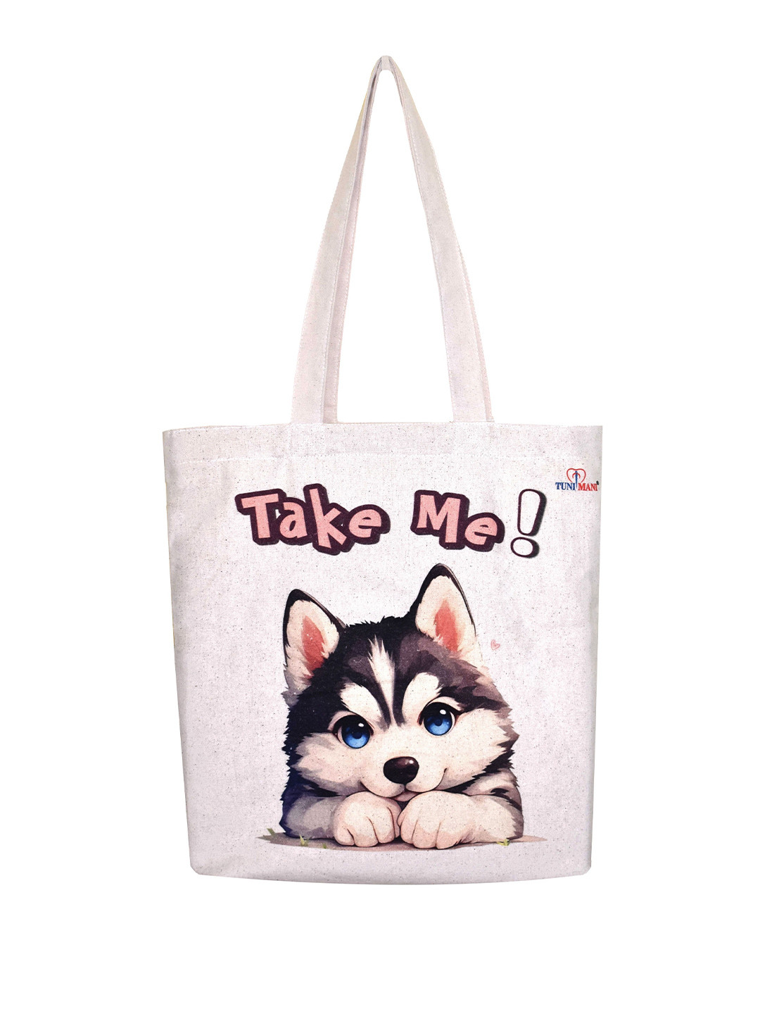 TUNI MANI Women Printed Cotton Tote Bag