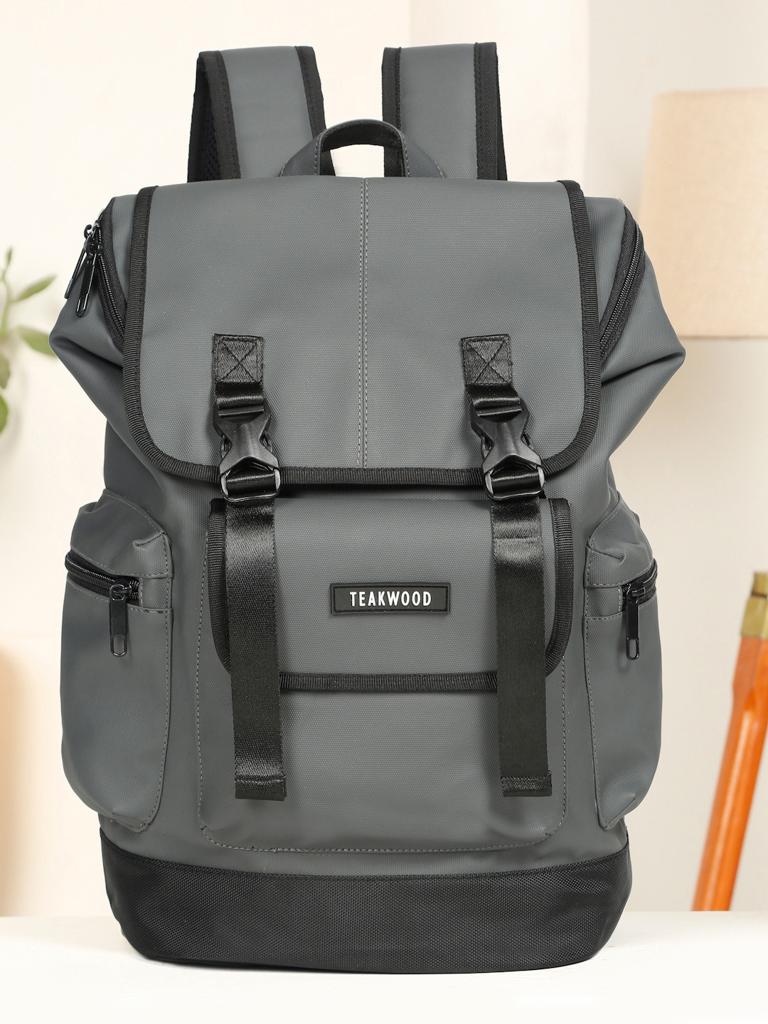 Teakwood Leathers Unisex Solid Backpack with Laptop Size Up to 15 inch
