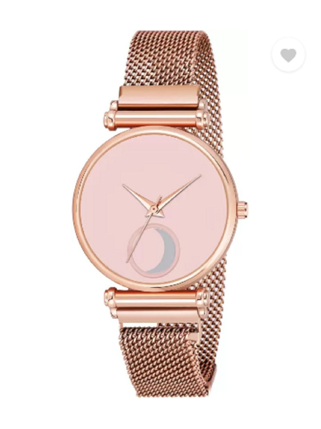 Miss Perfect Unisex Dial & Stainless Steel Bracelet Style Straps Analogue Watch SHI31