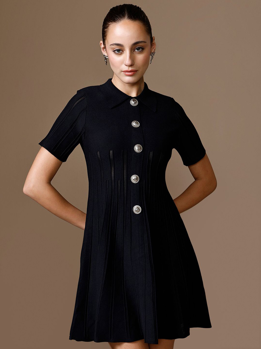 Kazo Fit & Flare Mini Dress