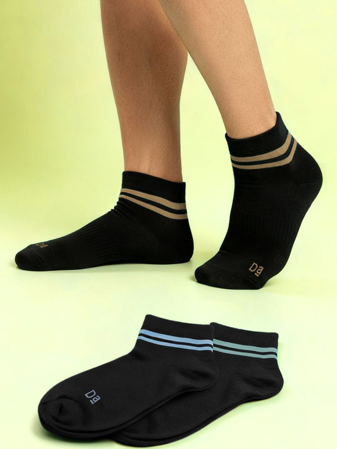 DAMENSCH Unisex Pack Of 3 Aloe-Soft Above Ankle Socks