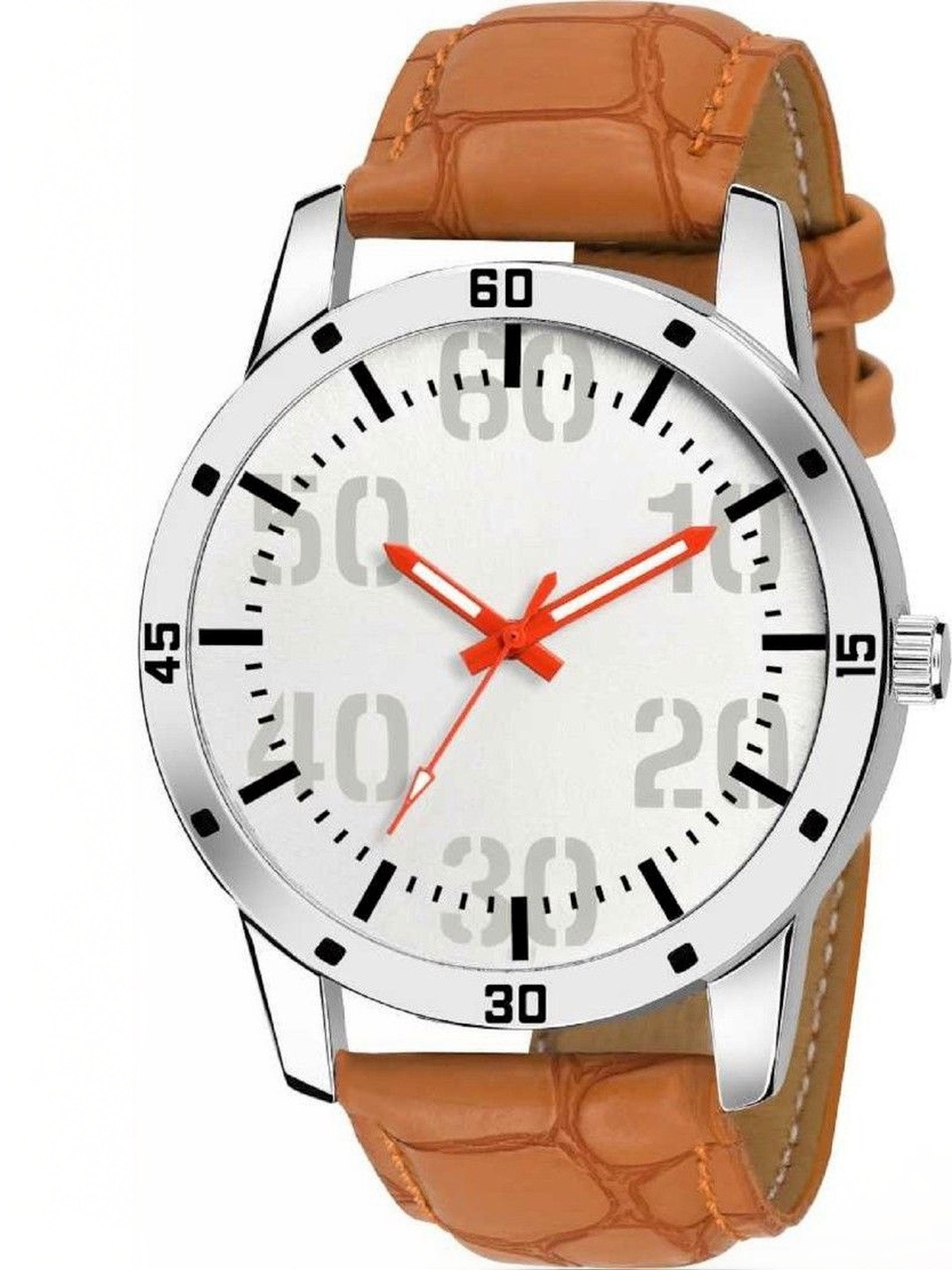 Miss Perfect Unisex Printed Dial & Leather Straps Analogue Watch ar924