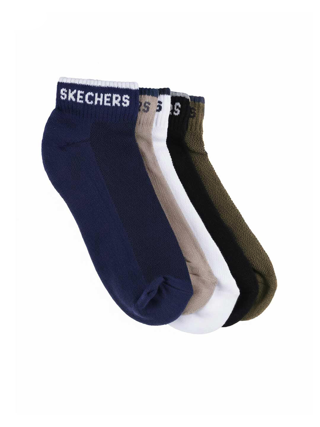 Skechers Men Pack Of 5 JAQUARD HALF T