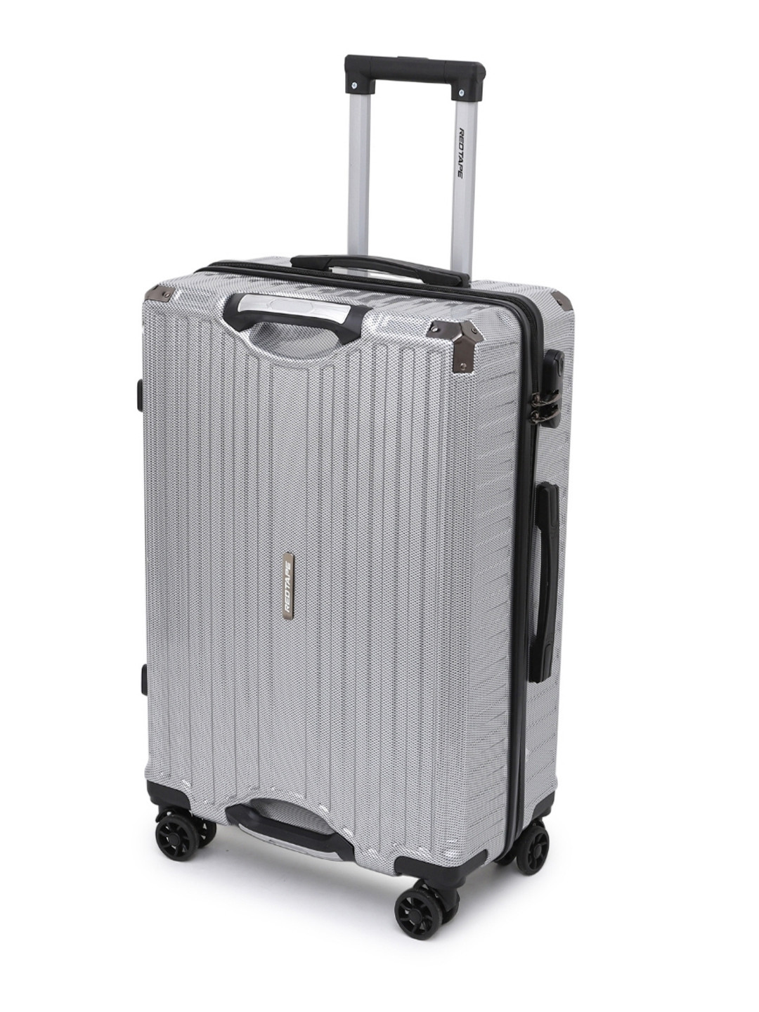 Red Tape Unisex 40L Textured Hard Sided Cabin-in Trolley Bag