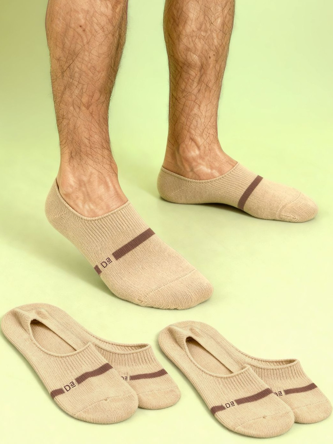 DAMENSCH Men Pack Of 3 Aloe-Soft No-Show Socks