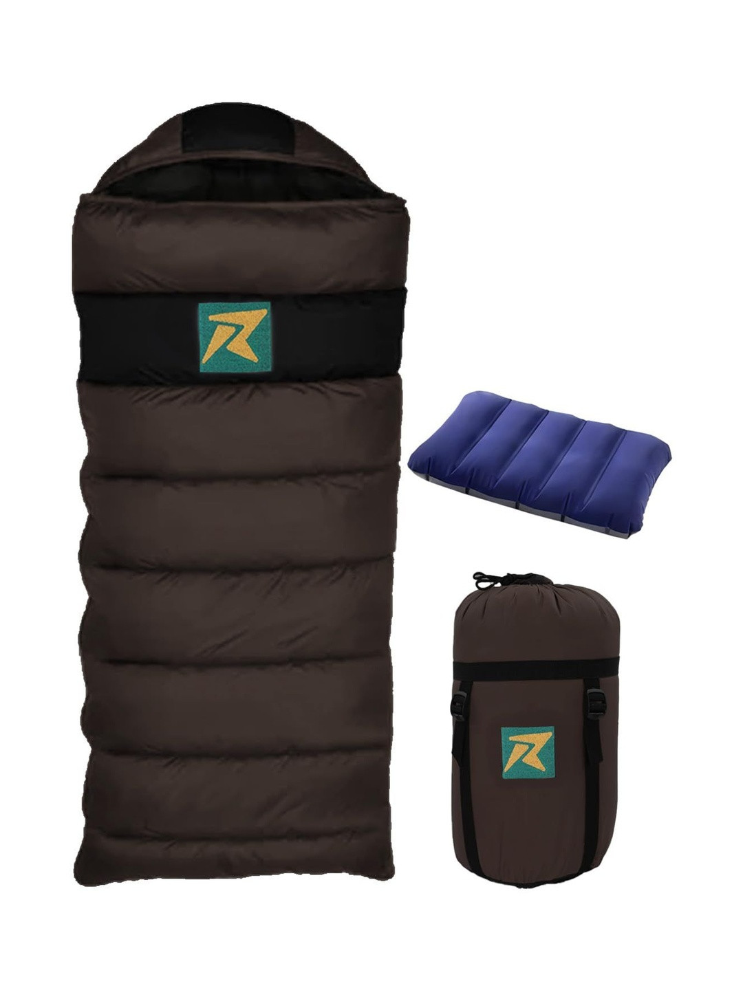 Rocksport Unisex Karakoram Brown Self-Designed Wrap-Roll Warm & Cozy Sleeping Bag