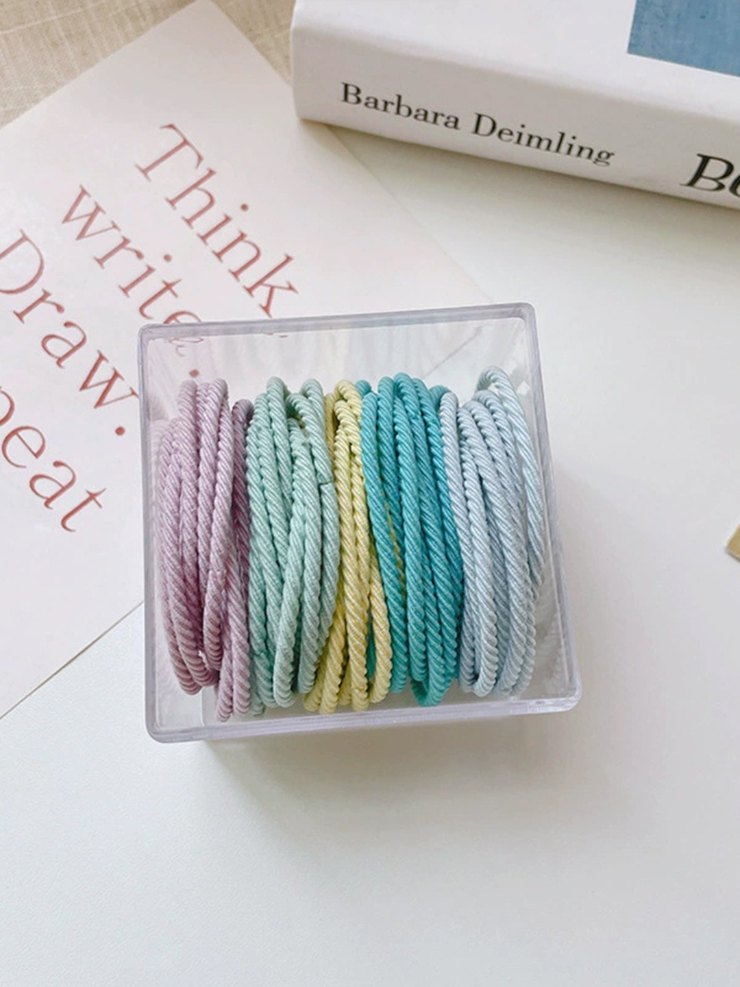 Just Lil Things Women Set Of 50 Ponytail Holders