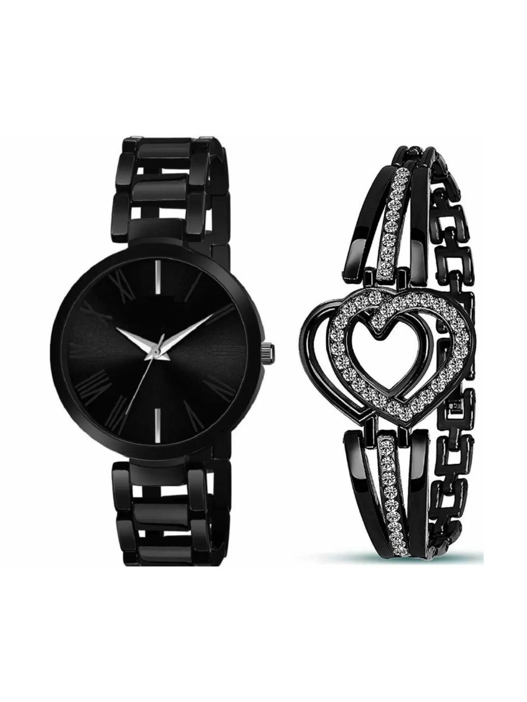 Miss Perfect Unisex Dial & Bracelet Style Straps Analogue Watch jk_919 With Bracelet