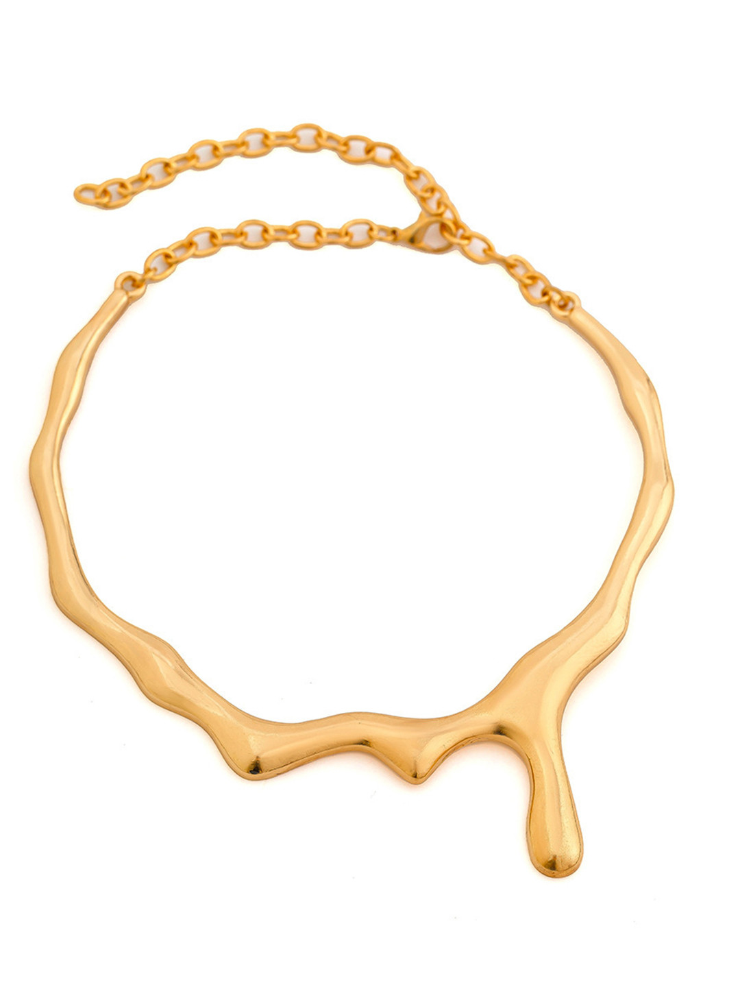 Just Lil Things Asymmetrical Dripping Styled Necklace