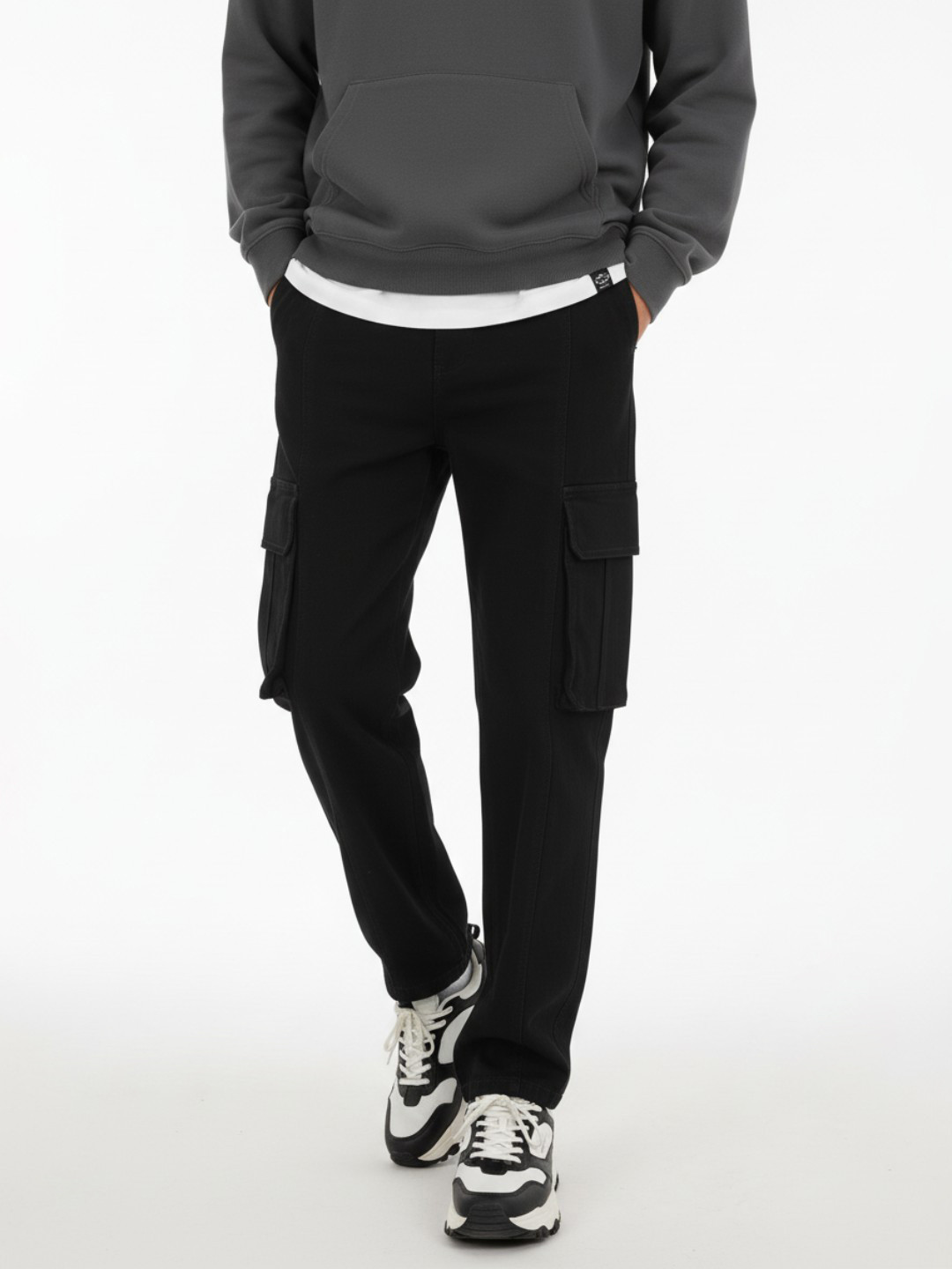 glitchez Men Cargo Style Jeans