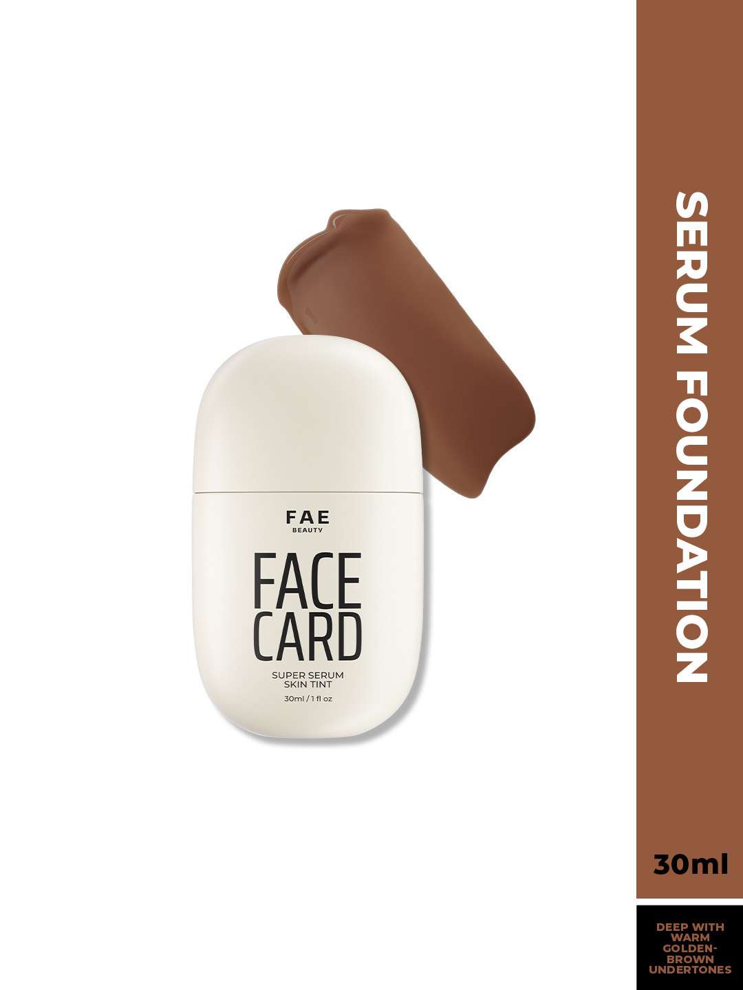 FAE BEAUTY Face Card Super Serum Skin Tint Foundation-30 ml- 92N - Neutral Warm
