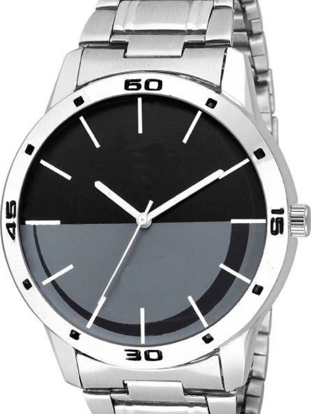 Miss Perfect Unisex Dial & Stainless Steel Bracelet Style Straps Analogue Watch 287