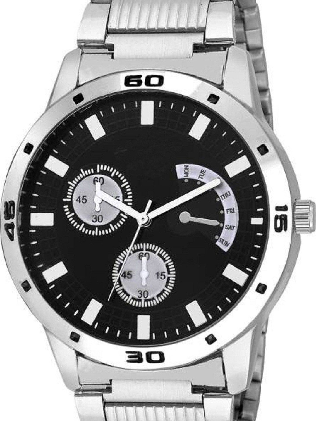 Miss Perfect Unisex Dial & Stainless Steel Straps Analogue Multiple Time Zone Watch D846