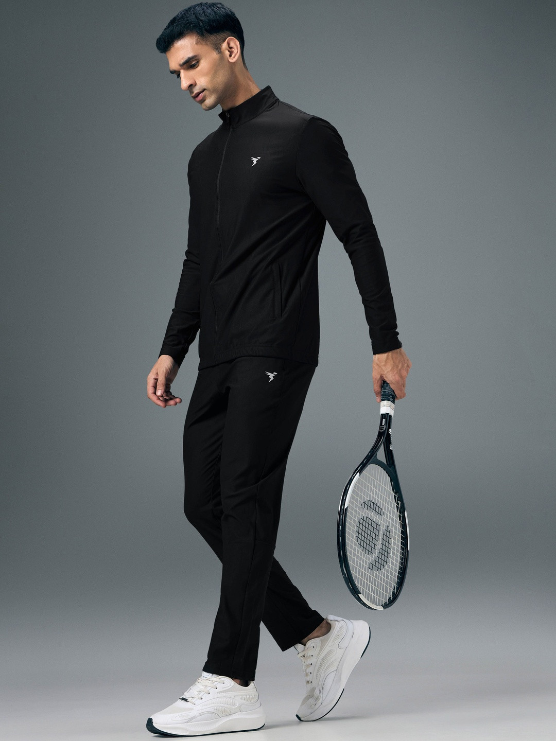 Technosport Men Slim Fit Sports Tracksuit with DURACOOL Running, Training Activewear Set