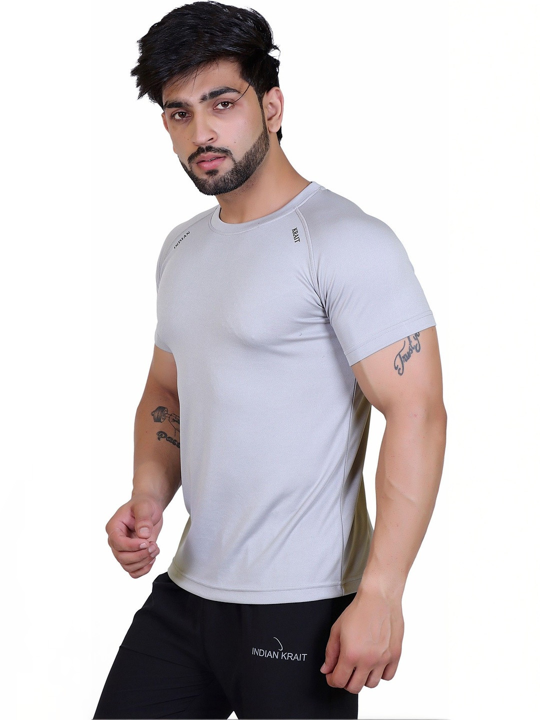 indian krait Men Brand Logo 3 T-shirt