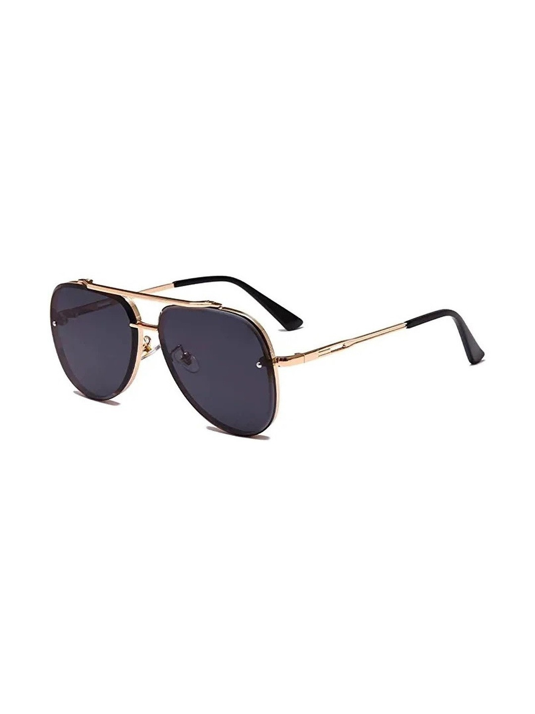 Being Better Unisex Gold Lens & Gold-Toned Aviator Sunglasses with