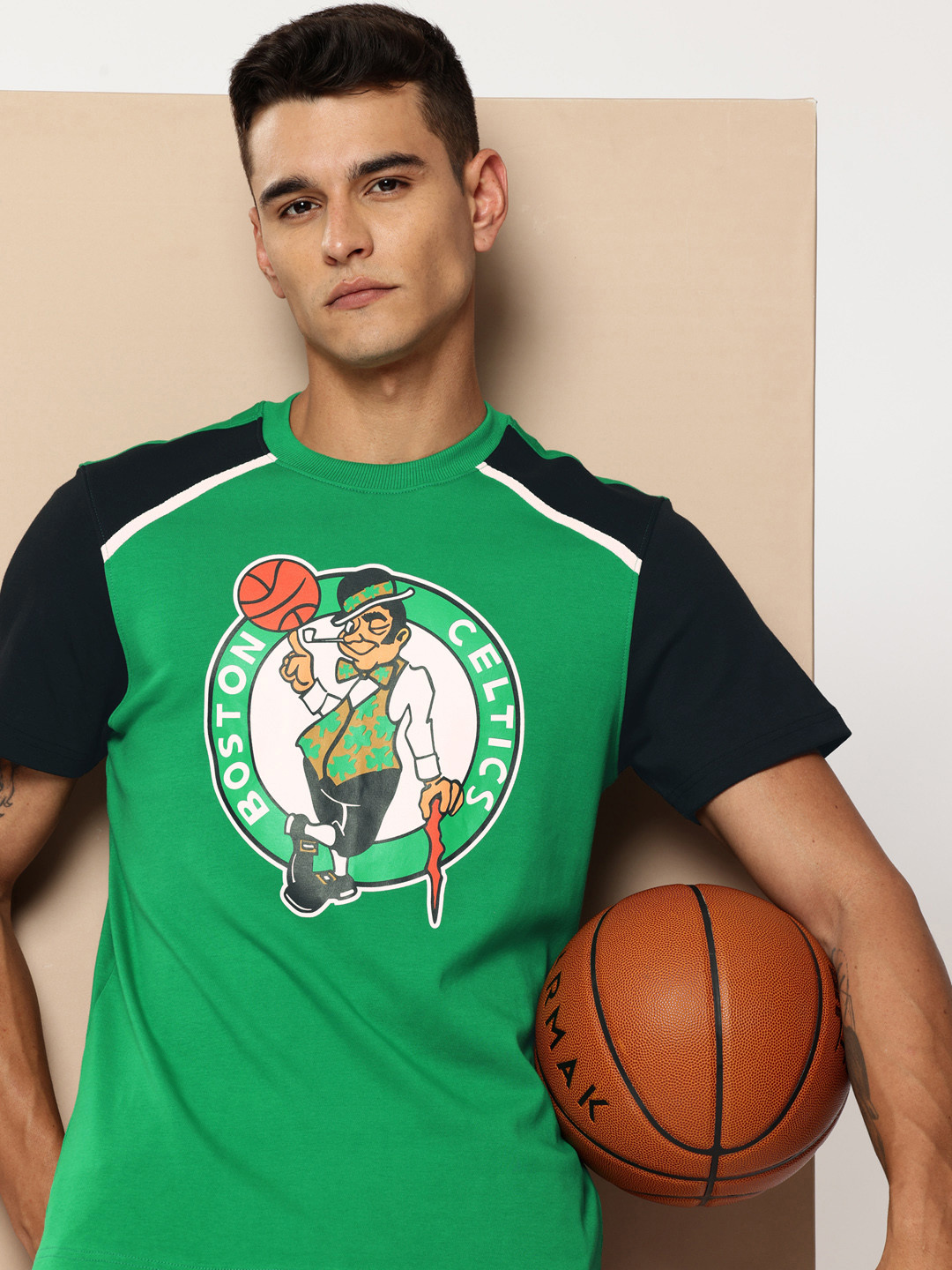 NBA Boston Celtics Graphic Printed Pure Cotton T-shirt