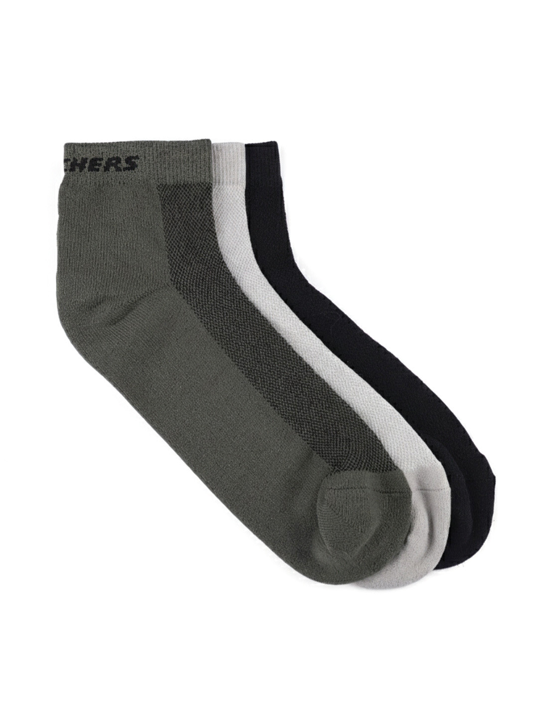 Skechers Men Pack Of 3 JACQUARD HALF TERRY