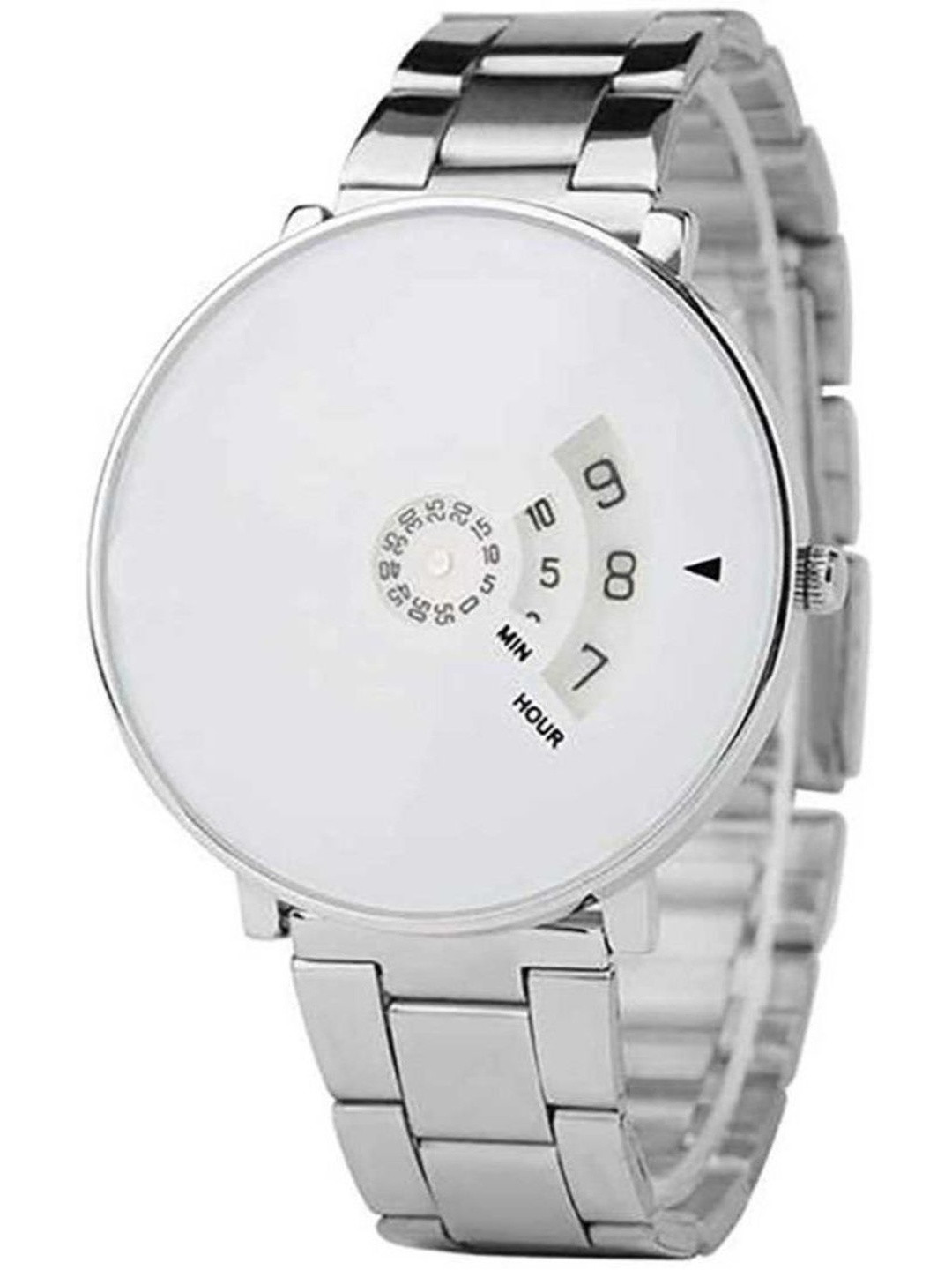 Miss Perfect Unisex Dial & Stainless Steel Bracelet Style Straps Analogue Watch KI8
