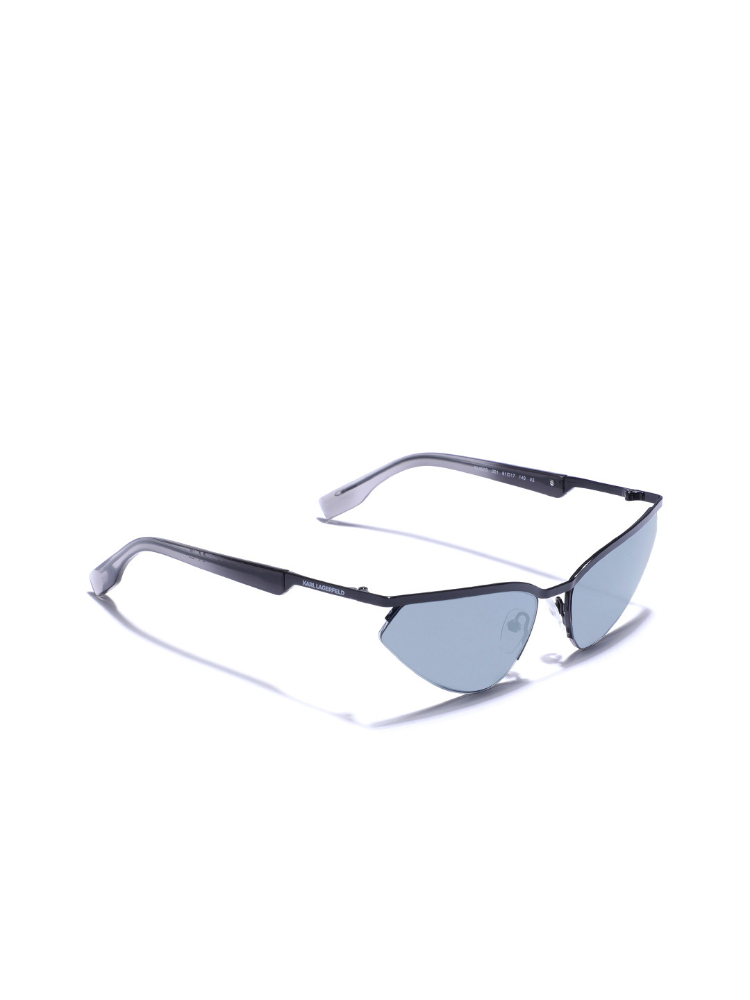 Karl Lagerfeld Unisex Oval Sunglasses with UV Protected Lens KL352S