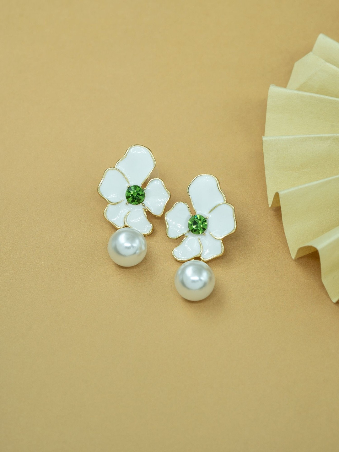 ARTKLIM Floral Drop Earrings