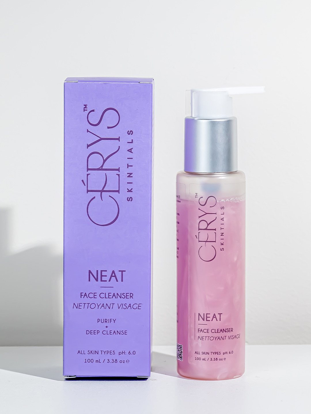 CERYS SKINTIALS Neat Anti-Ageing Face Cleanser For Deep Cleansing - 100 ml
