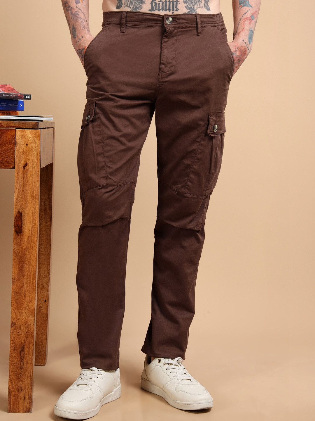 RIGS AND RAGS Maxtorque Men Original Easy Wash Cargos Trousers