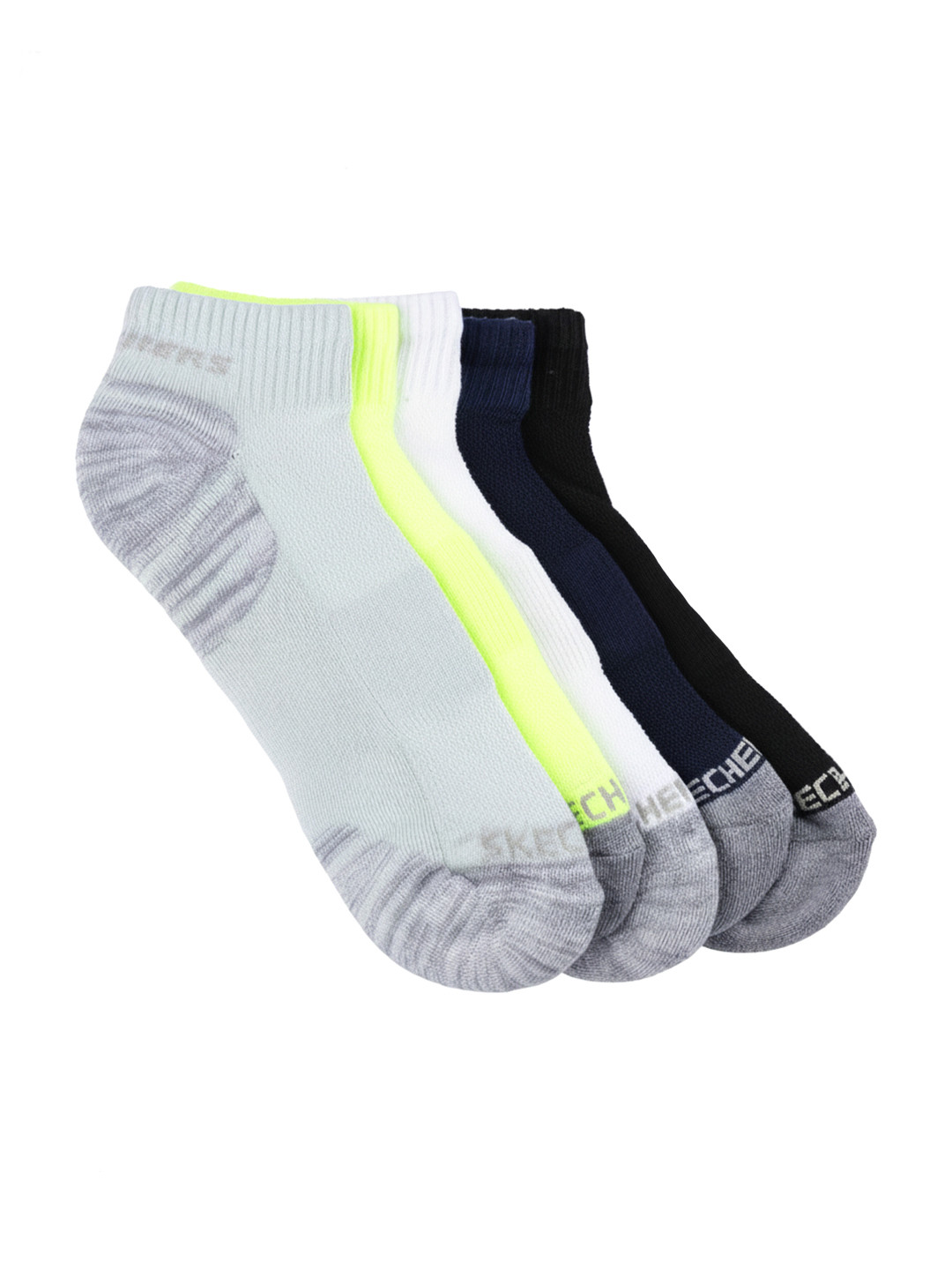 Skechers Men Pack Of 5 Half Terry Low