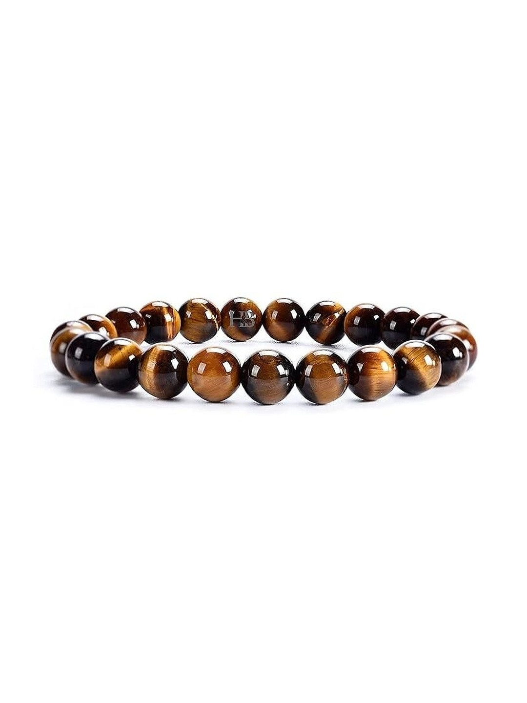 SIAMI Tigers Eye Beaded Casual Elasticated Bracelet