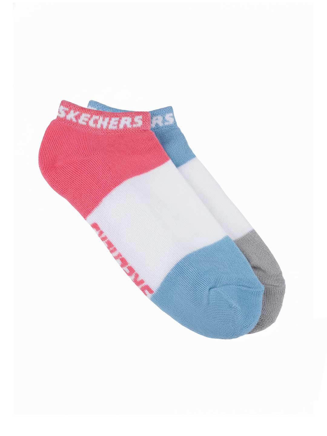 Skechers Women Pack Of 2 COLOR BLOCK HALF T