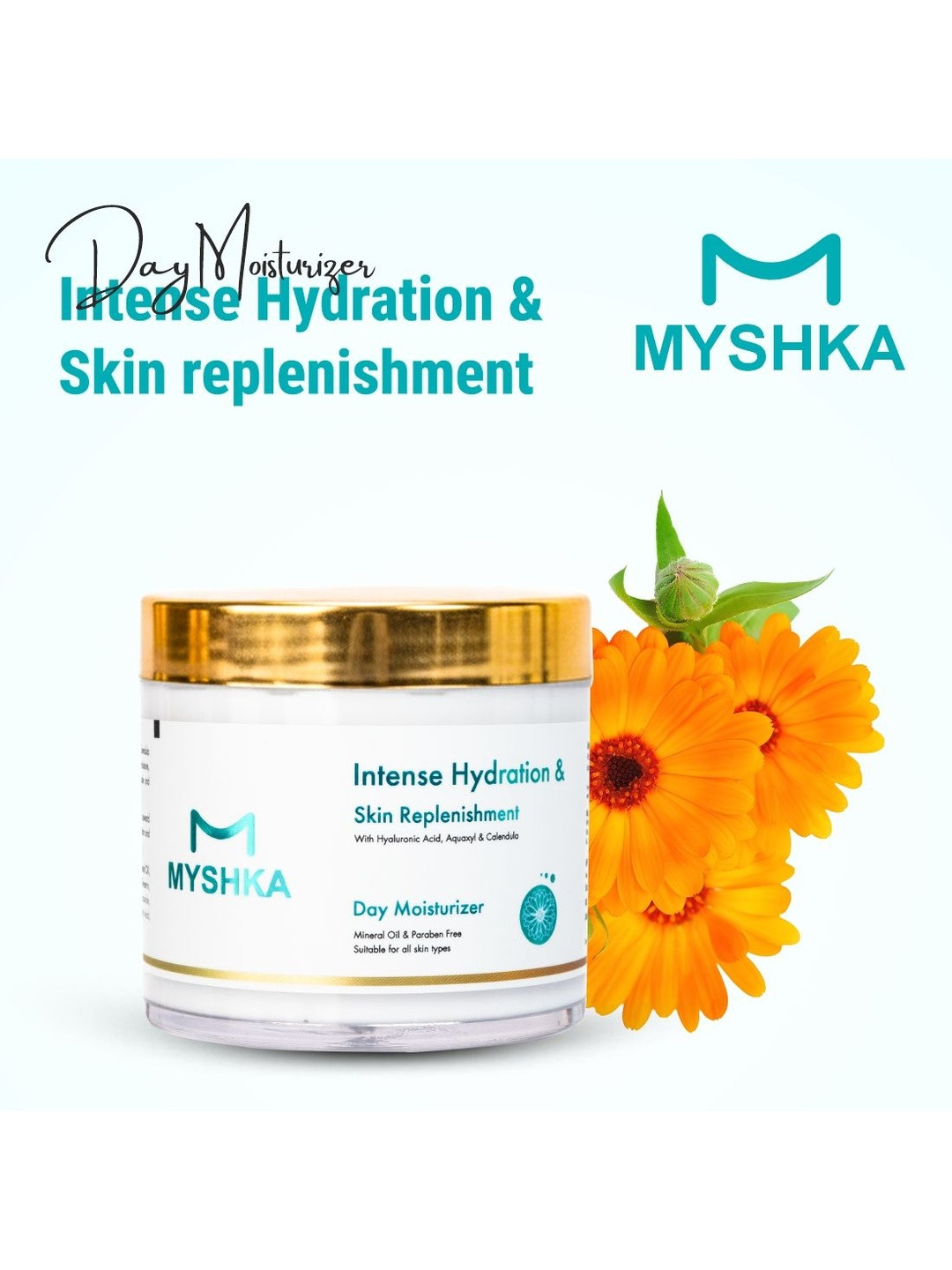 Myshka Intense Hydrating Day Moisturizer With Hyaluronic Acid- 100 g