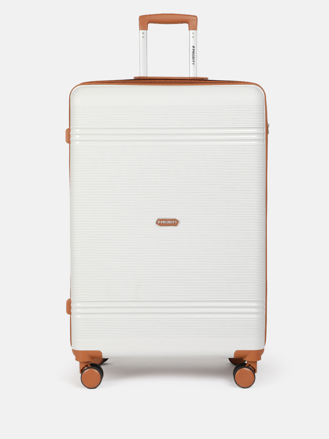 Priority Textured 360 Degree Rotation Hard Sided Large Size Trolley Bag - 122.51 L