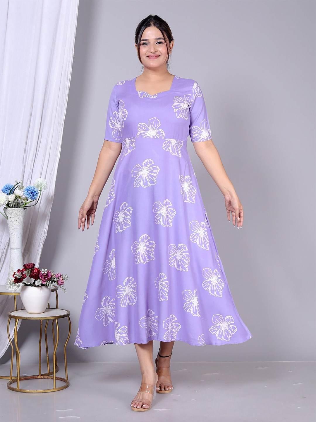 JAGRON Women Floral Printed Indie Florals Kurta