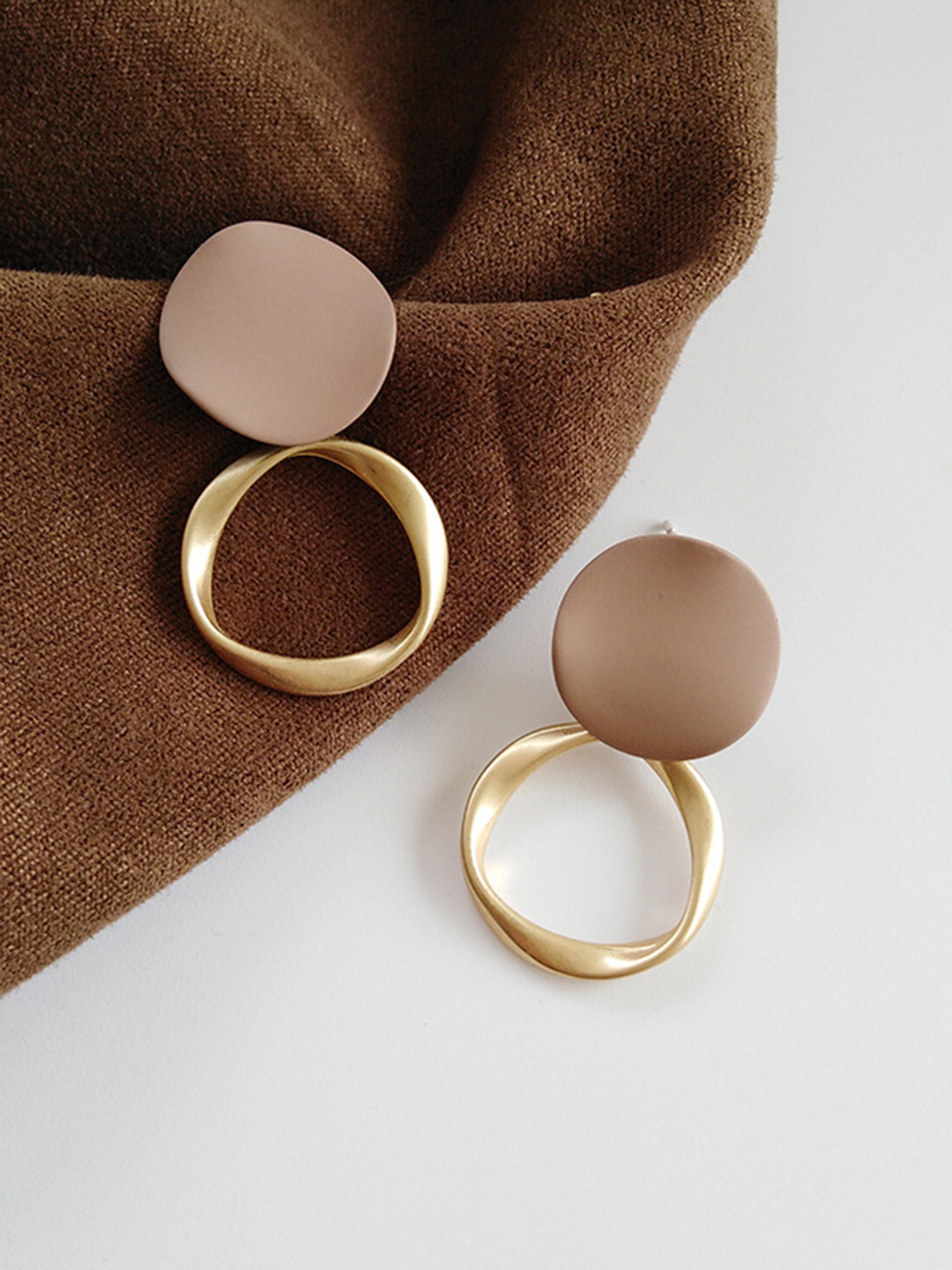 Just Lil Things Geometric Shaped Drop Earrings