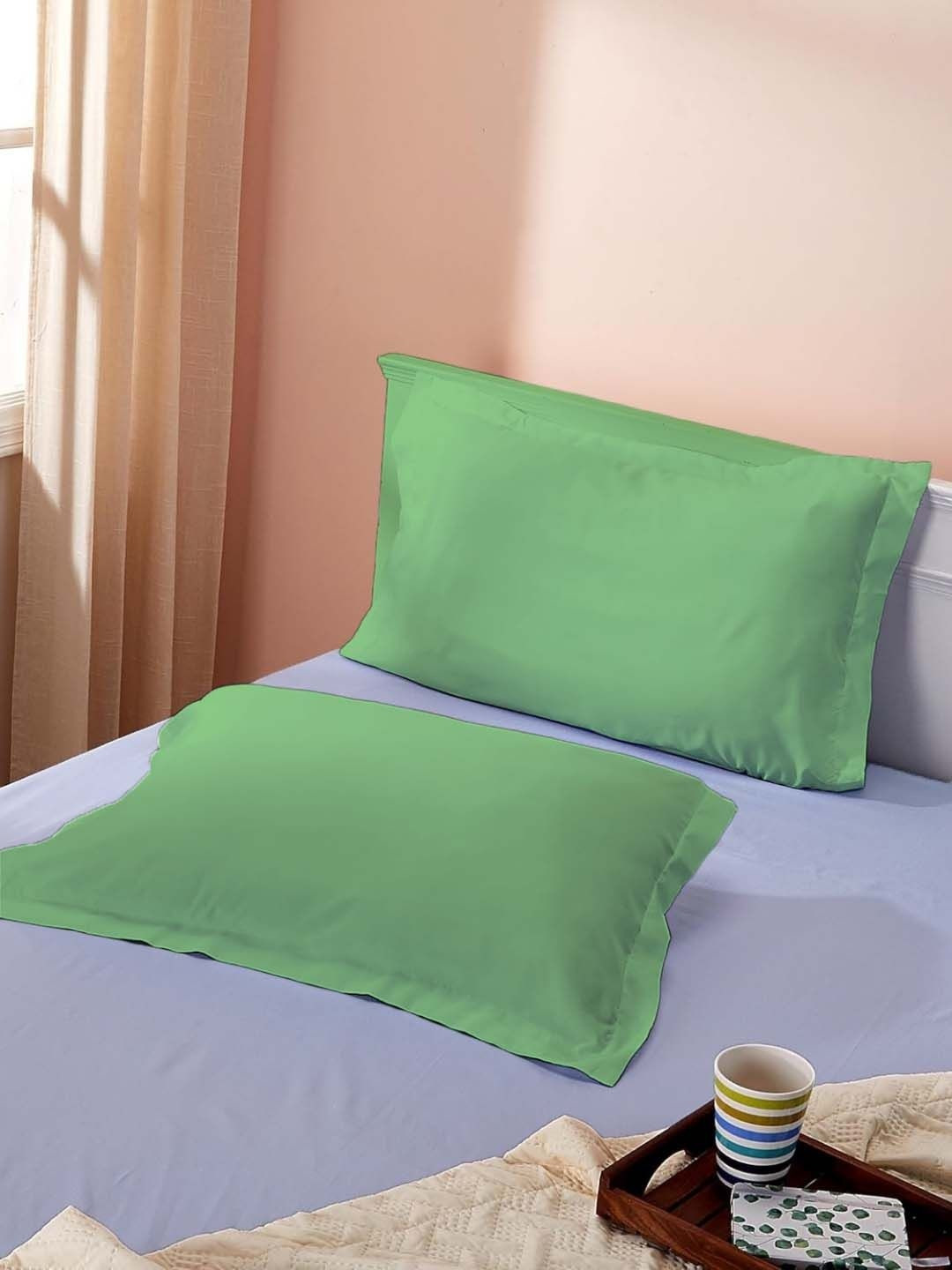 Sleeping Owls Set Of 2 Pure Cotton Rectangle Pillow Covers