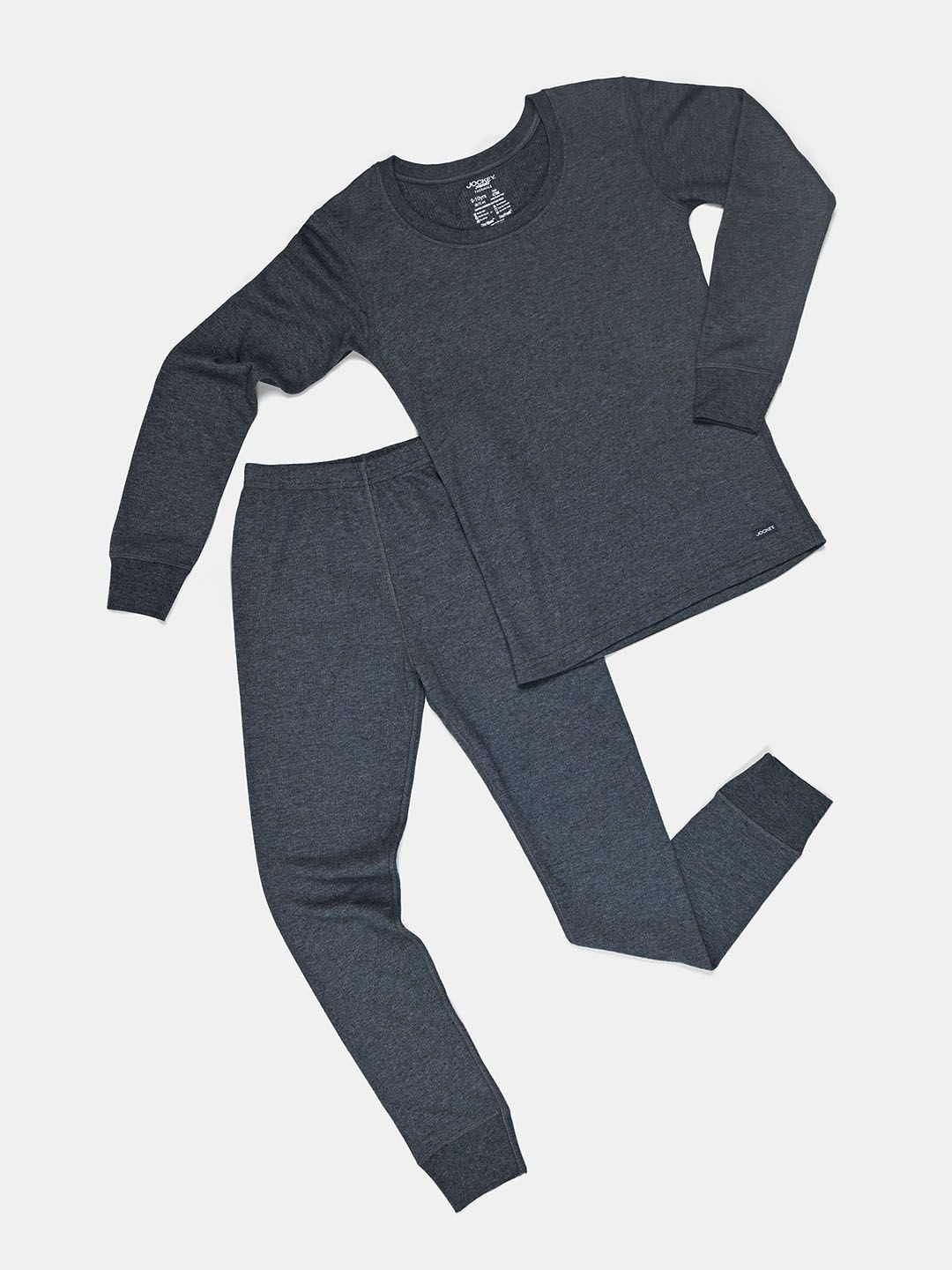 Jockey Kid's Super Combed Cotton Brushed Thermal Long John with StayWarm Treatment - KT05