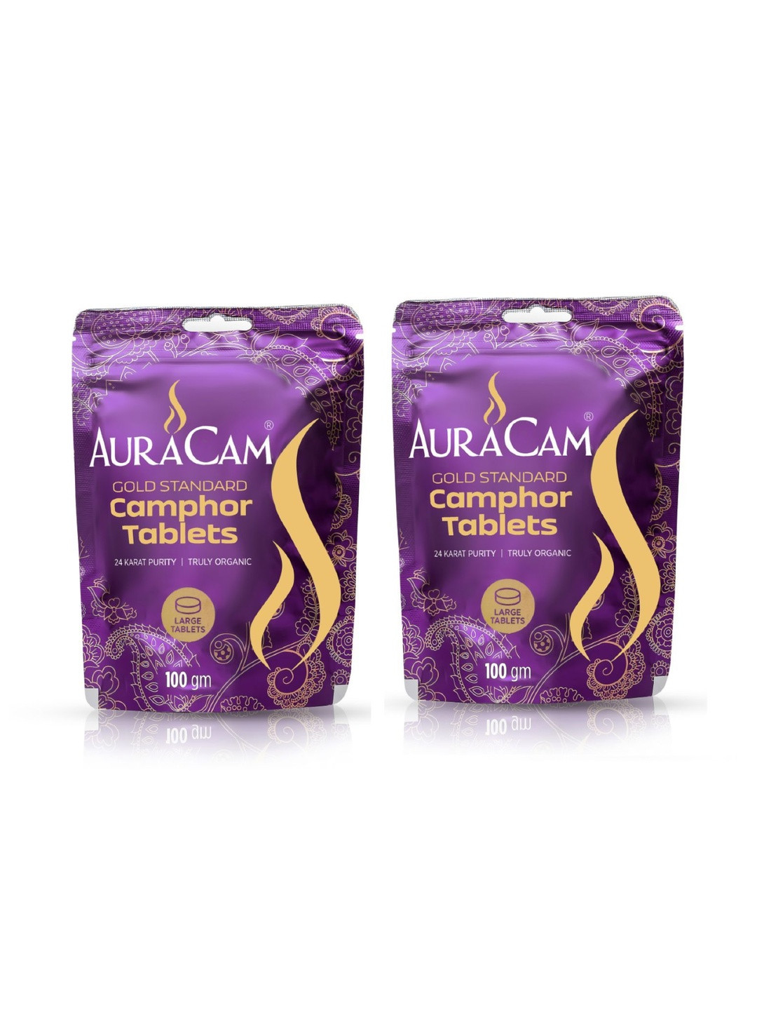 AuraCam Pack of 2 Camphor Tablets Pouch