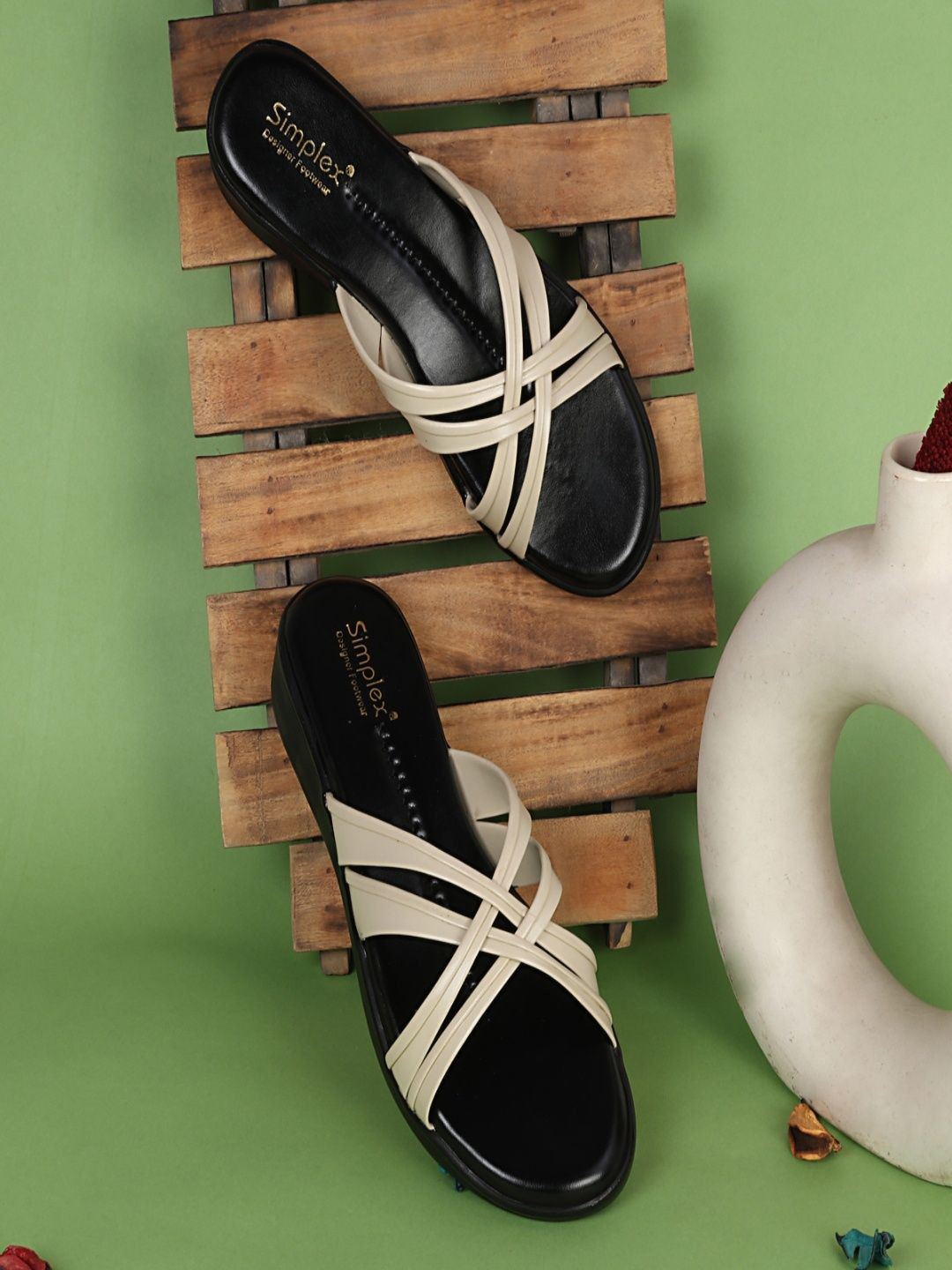 Simplex Footwear Open Toe Wedge Sandals