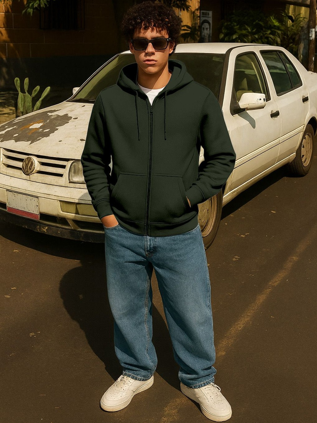 FTX Hooded Long Sleeves Varsity Jacket
