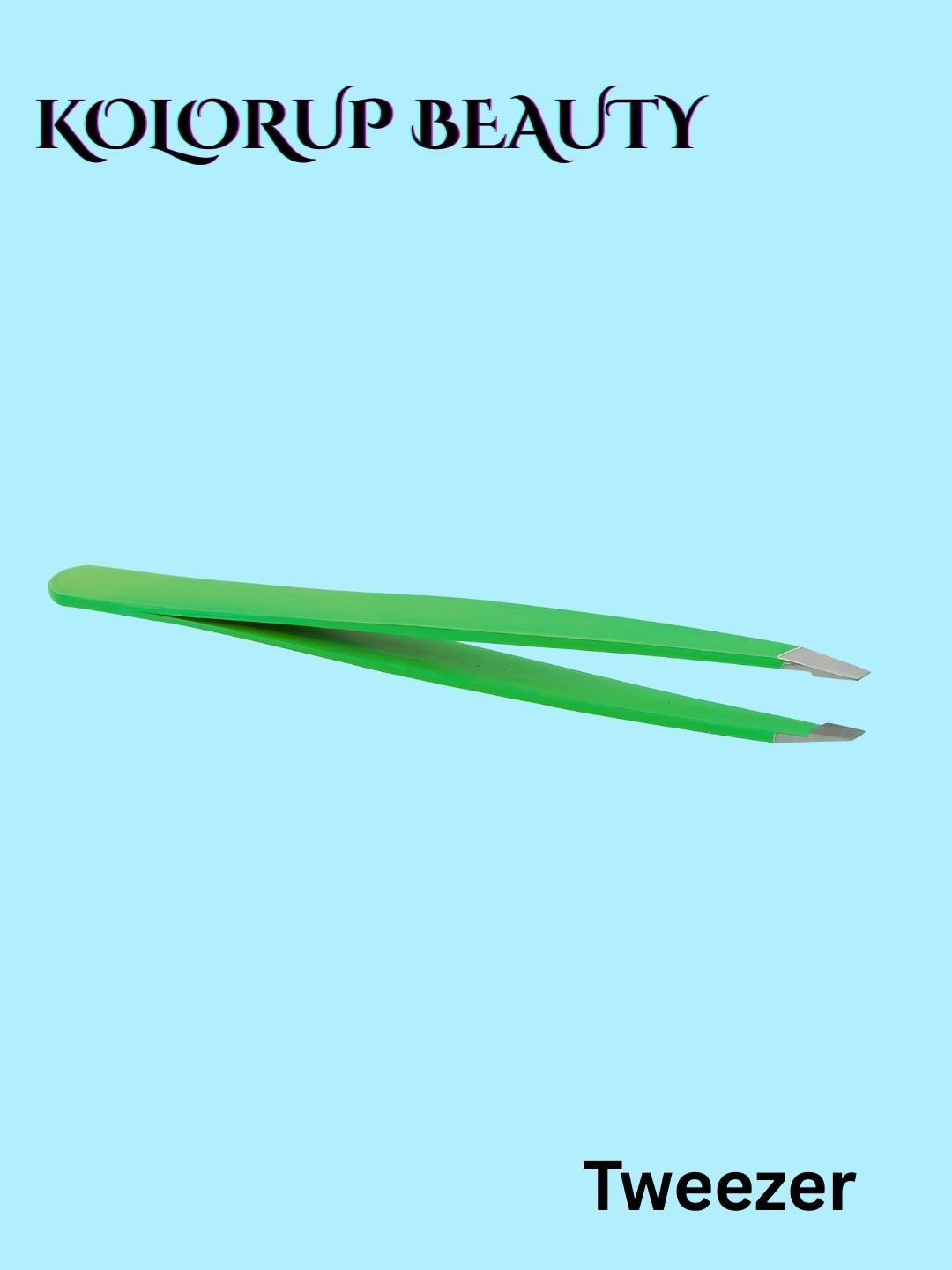 KOLORUP BEAUTY Slant Tip Tweezer & Plucker