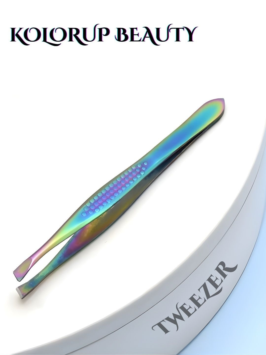 KOLORUP BEAUTY Slant Tip Tweezer & Plucker