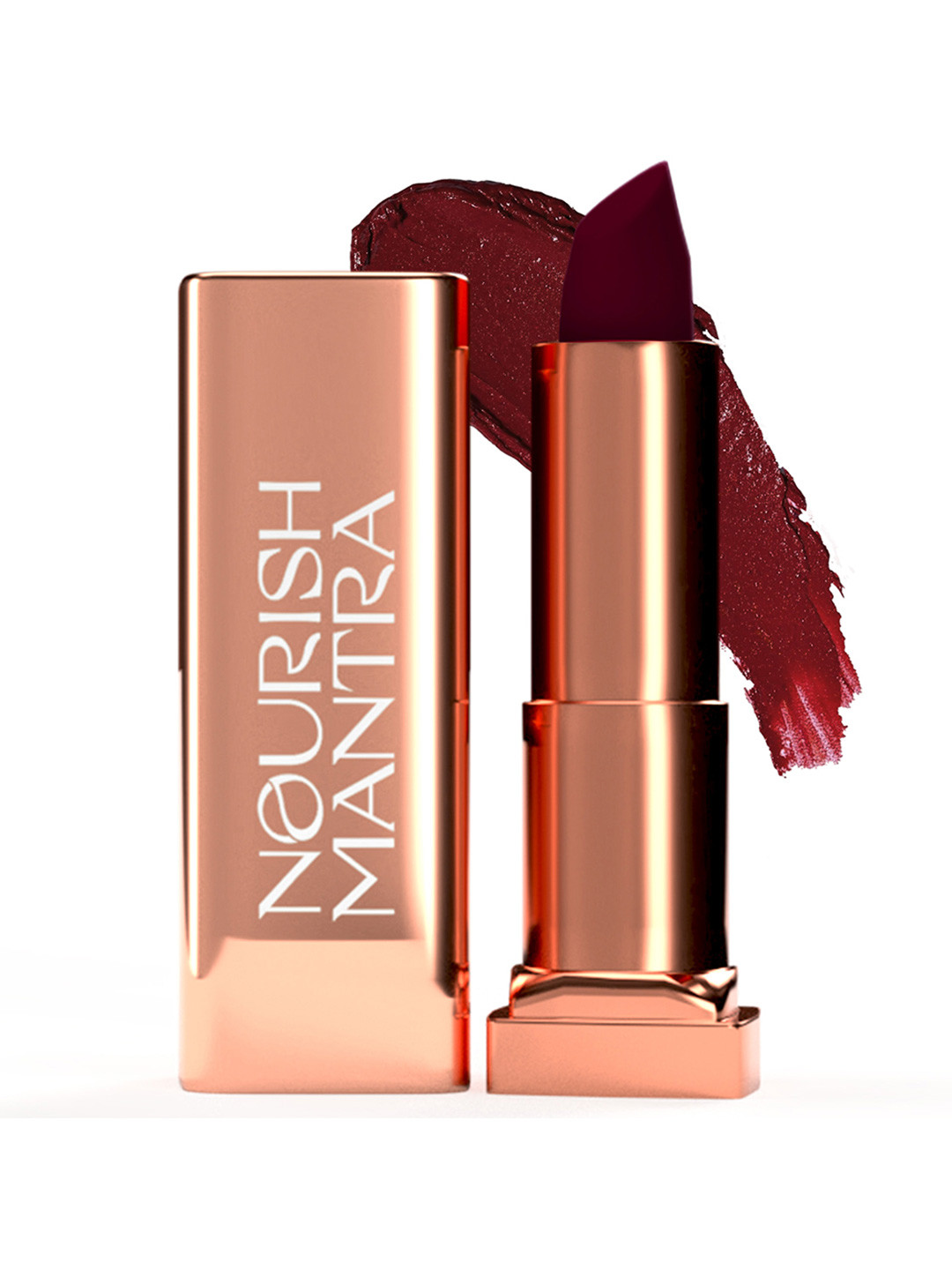 Nourish Mantra Creamy Matte Lipstick- Vedic Rose