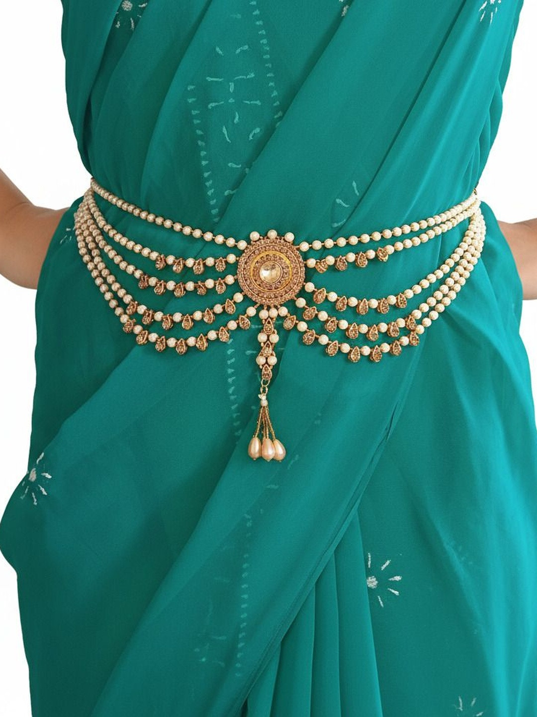 VALUSHA Women Studded Waist Chain Saree Accessories