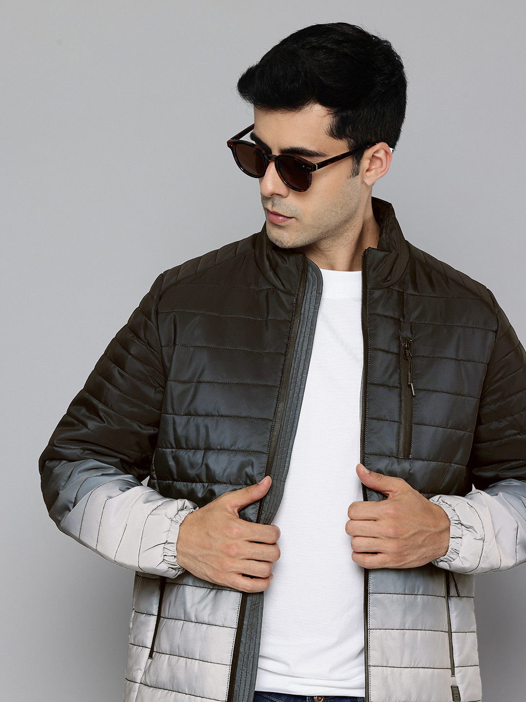 Indian Terrain Ombre Padded Jacket