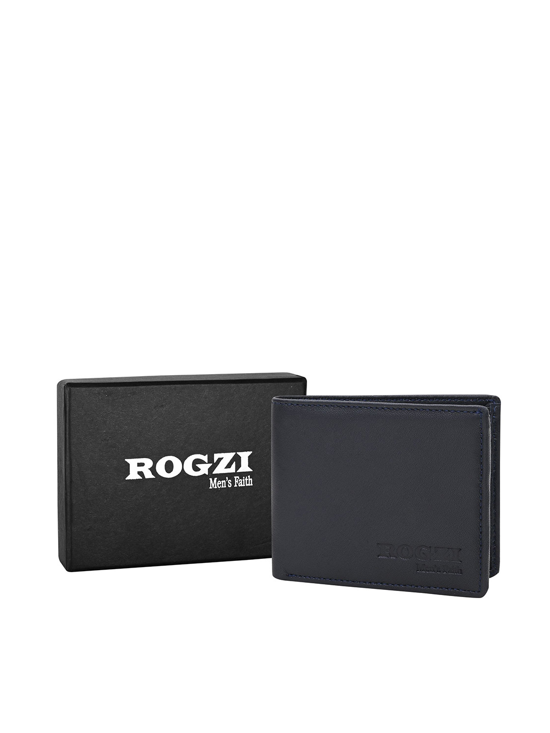 ROGZI Men Soul Genuine Leather RFID Two Fold Wallet