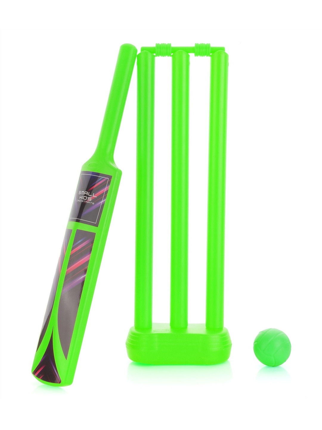 CHANAK Kids Cricket Bat Ball Bails 3 Stumps with Stand Base Cricket Kit