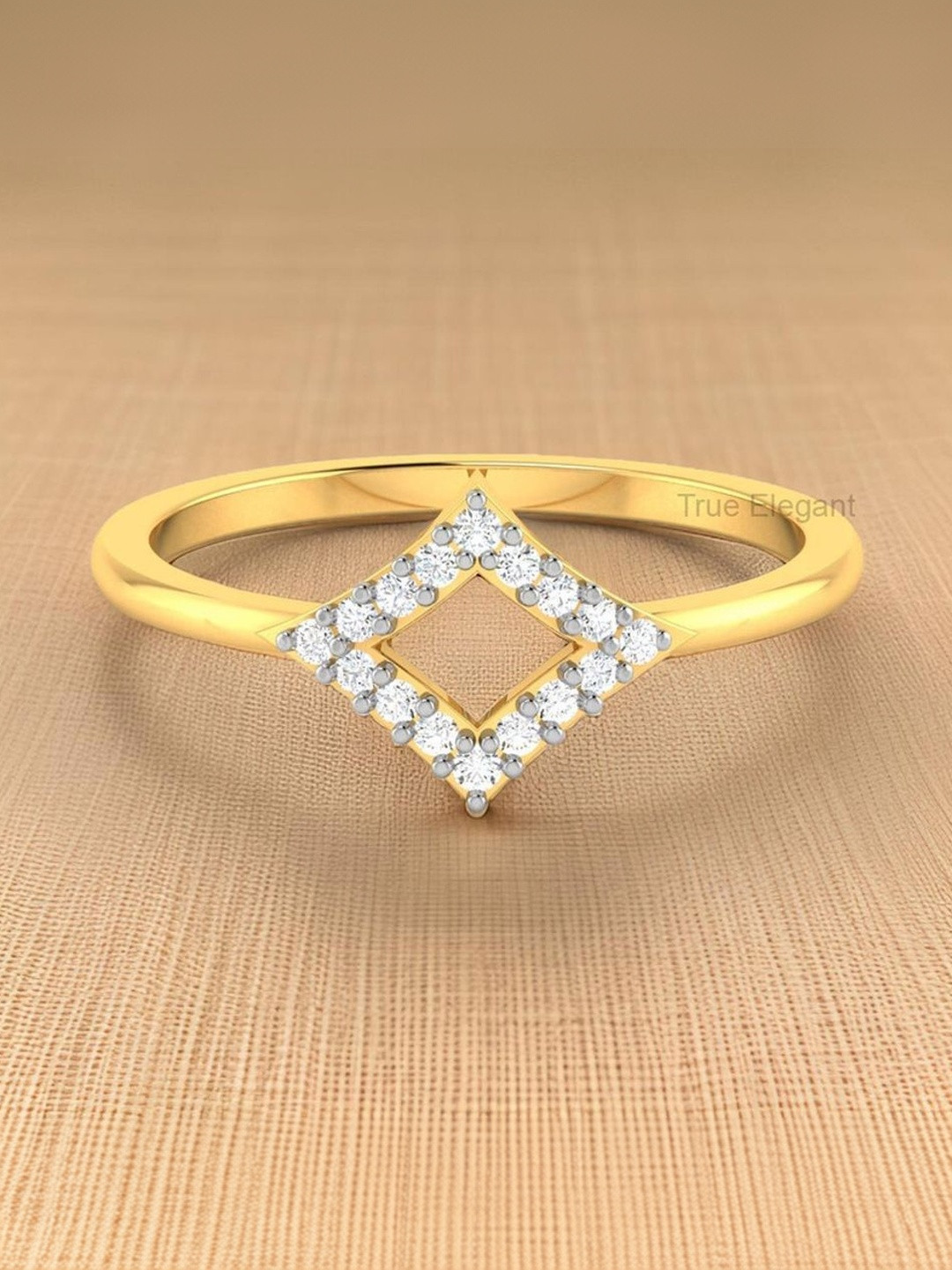 OneTip Diamond Studded Finger Ring
