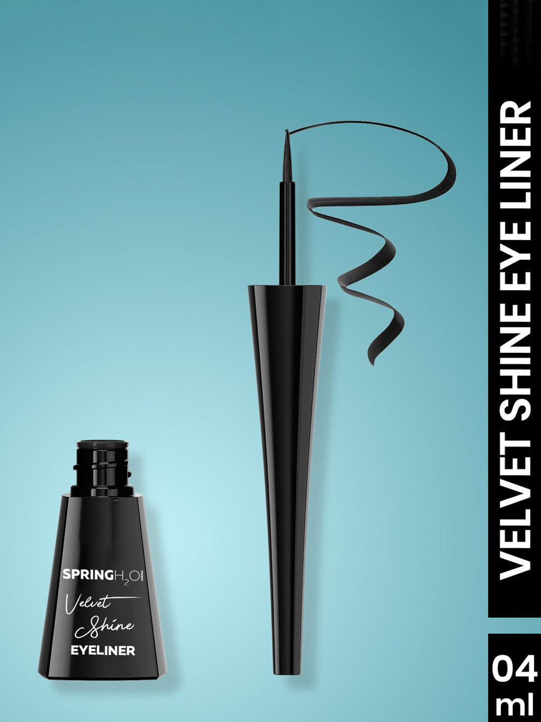 Spring H2O Velvet Shine Eyeliner- 4 ml- Black